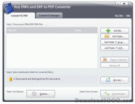 Any DWG and DXF to PDF Converter 2012 screenshot